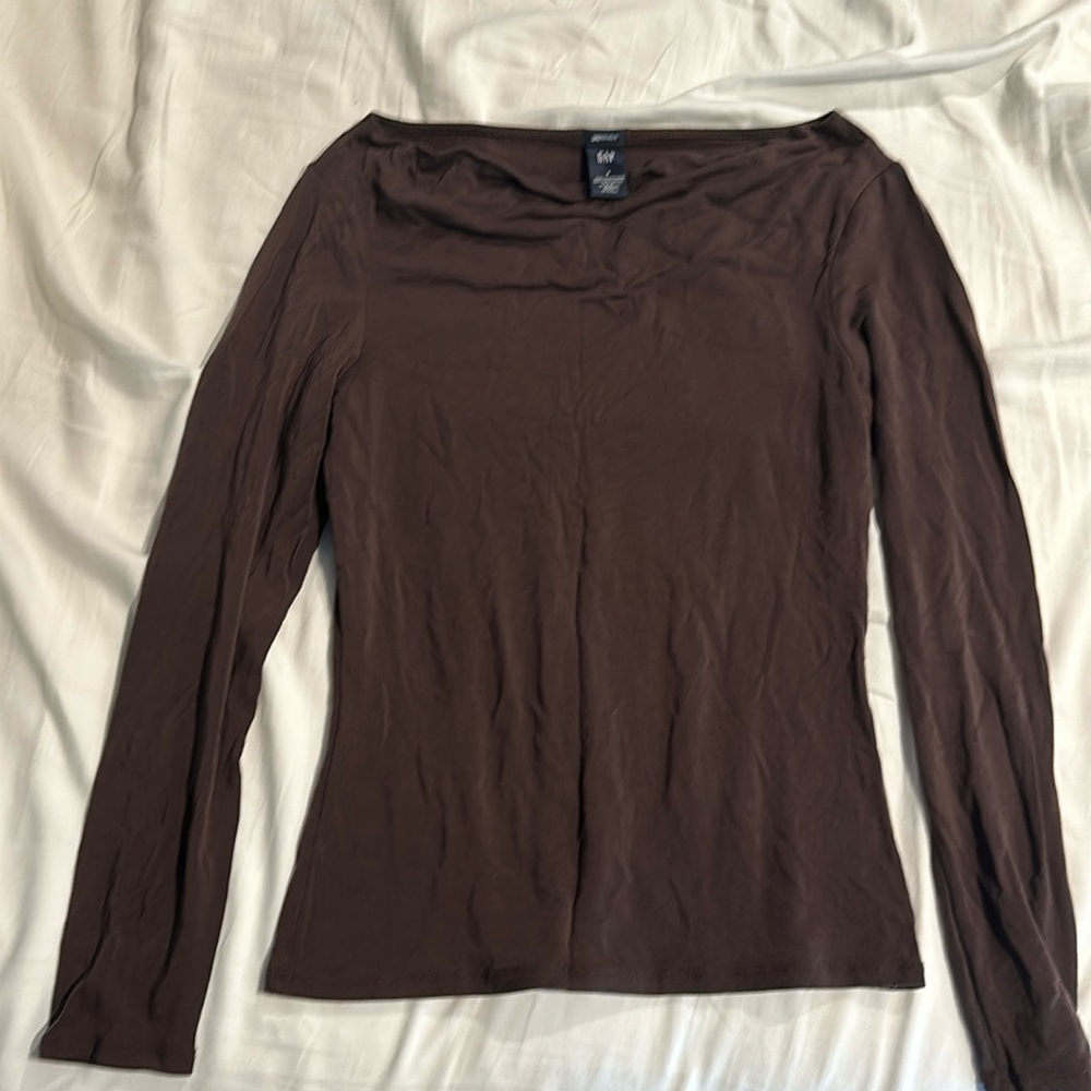 Cowl neck long sleeve- gap